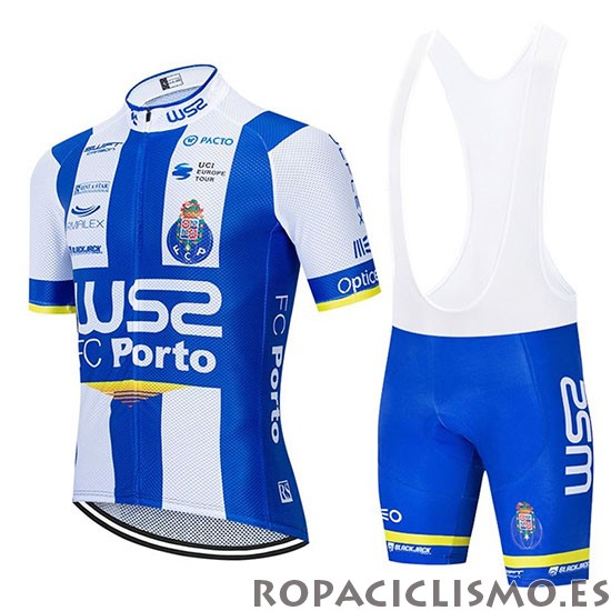 2020 Maillot W52 FC Porto Tirantes Mangas Cortas Blanco Azul